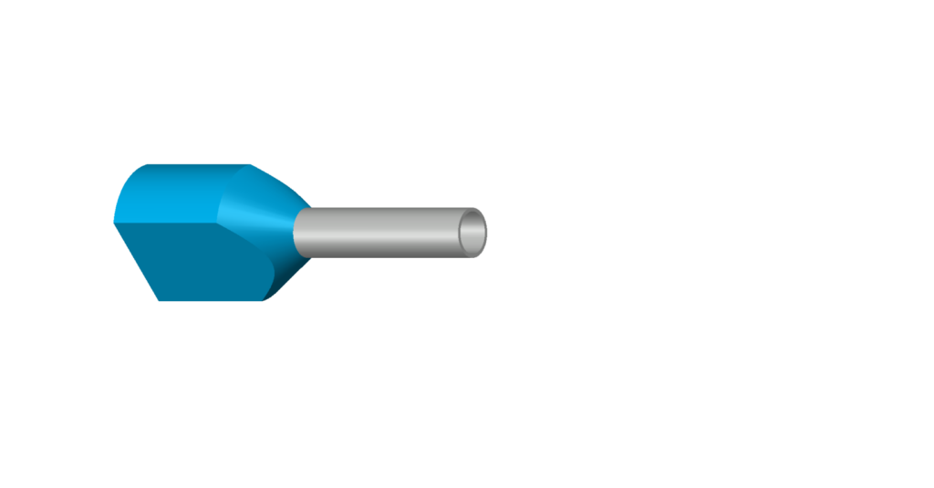 Isolierte Zwillings- Aderendhülse Z 115