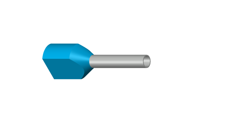 Isolierte Zwillings- Aderendhülse Z 118