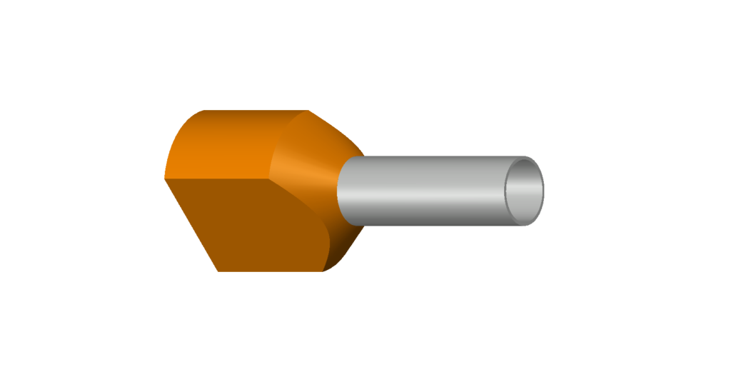 Isolierte Zwillings- Aderendhülse Z 145