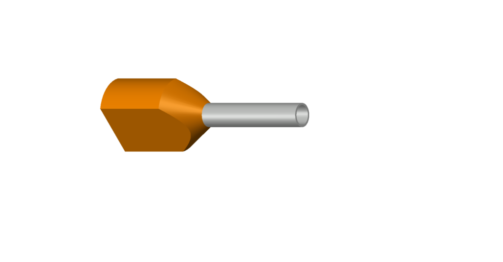Isolierte Zwillings- Aderendhülse Z 210