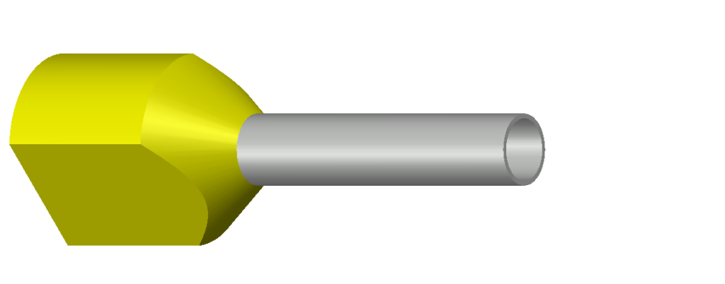 Isolierte Zwillings- Aderendhülse Z 223