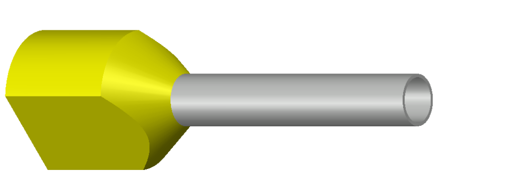 Isolierte Zwillings- Aderendhülse Z 224