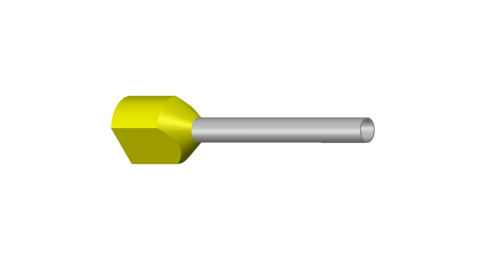 Isolierte Zwillings- Aderendhülse Z 225