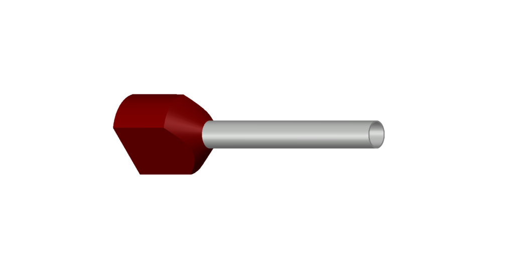 Isolierte Zwillings- Aderendhülse Z 235