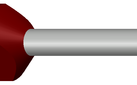 Isolierte Zwillings- Aderendhülse Z 235