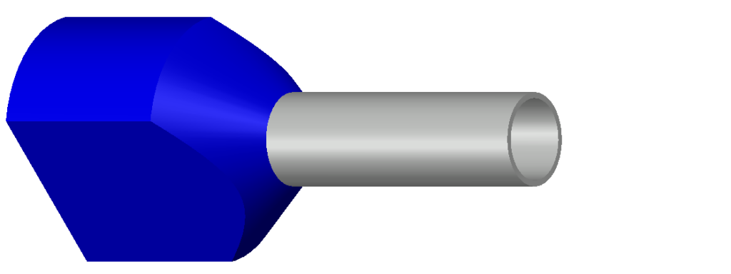 Isolierte Zwillings- Aderendhülse Z 340