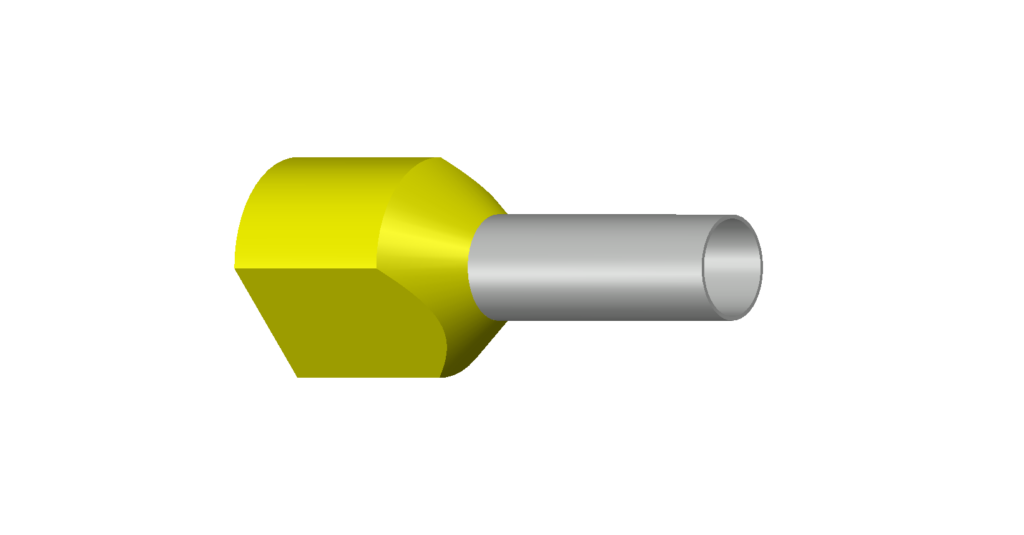 Isolierte Zwillings- Aderendhülse Z 350