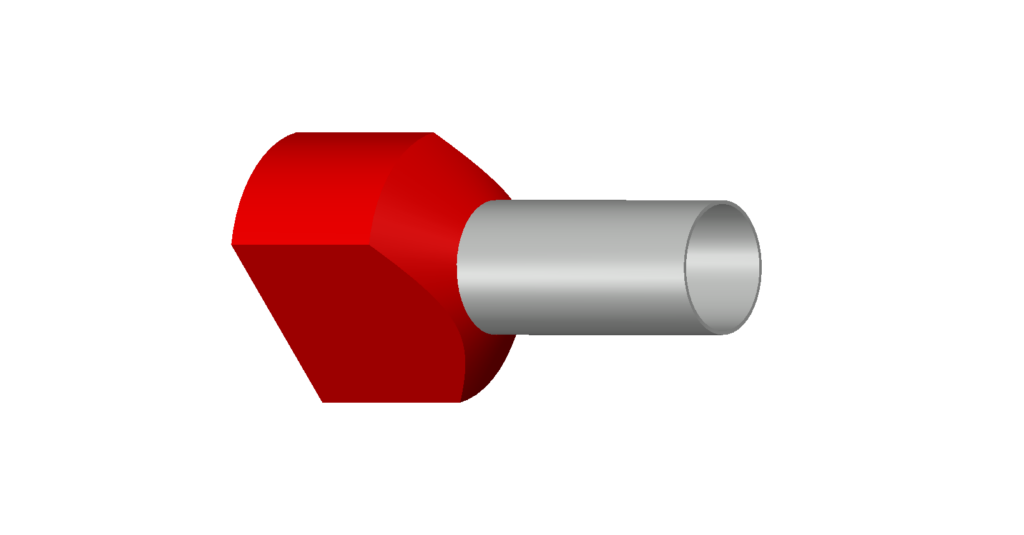 Isolierte Zwillings- Aderendhülse Z 355